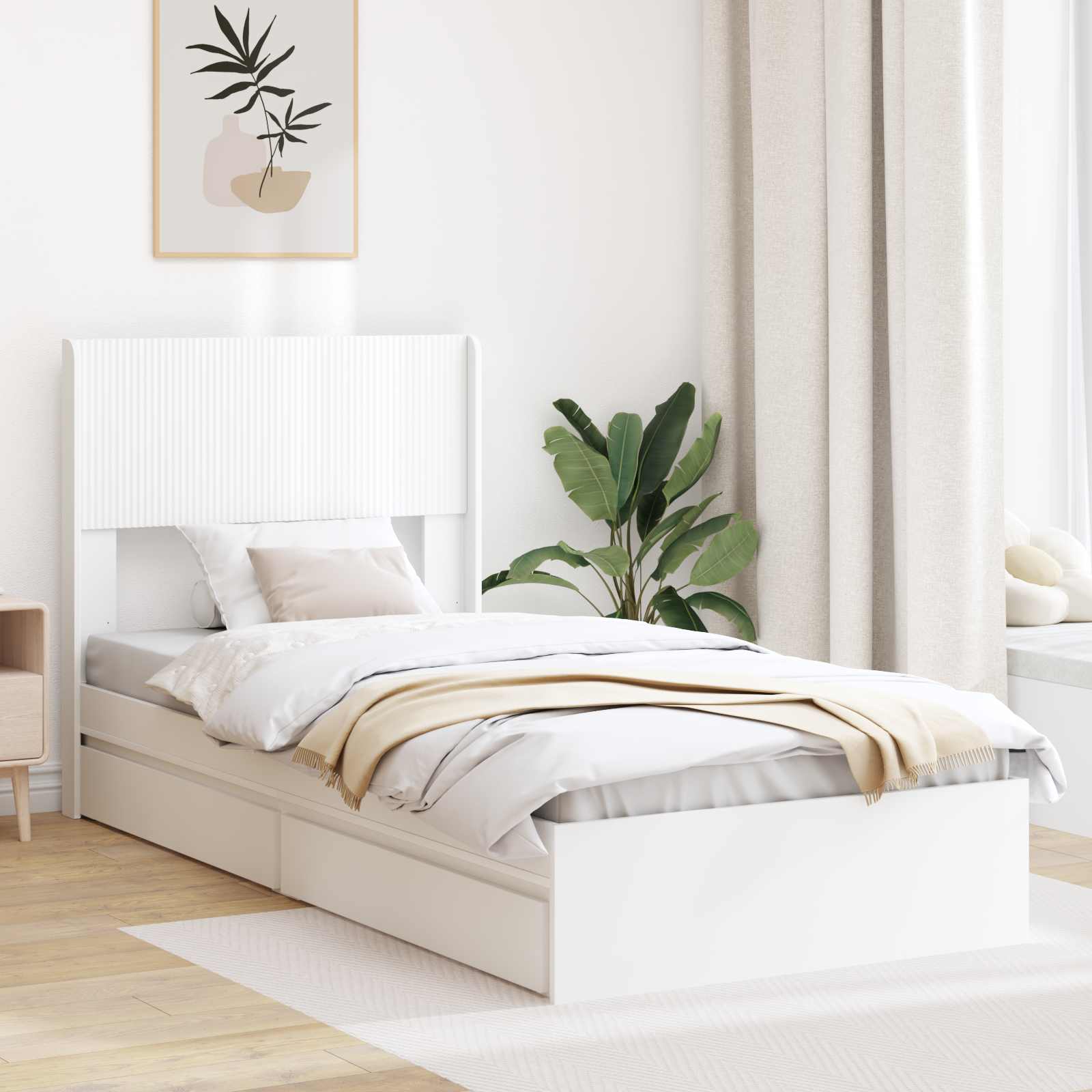Bed Frame With Storage And Headboard