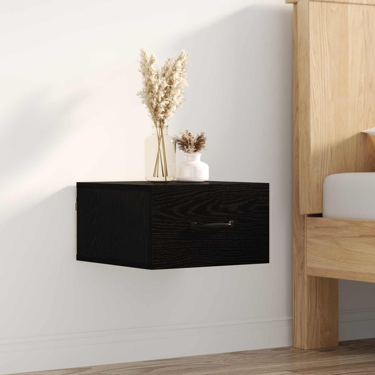 Wall-Mounted Bedside Cabinet 35X35X20 Cm