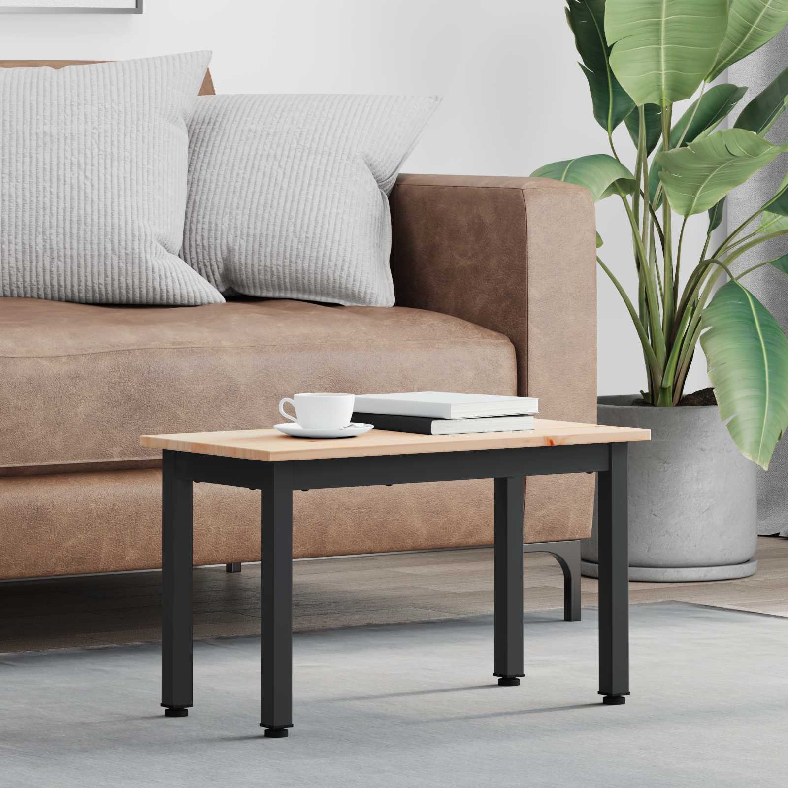 Coffee Table Solid Pine Wood