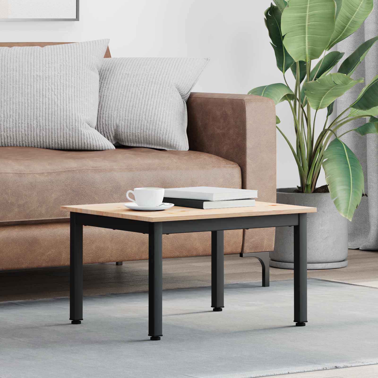 Coffee Table Solid Pine Wood