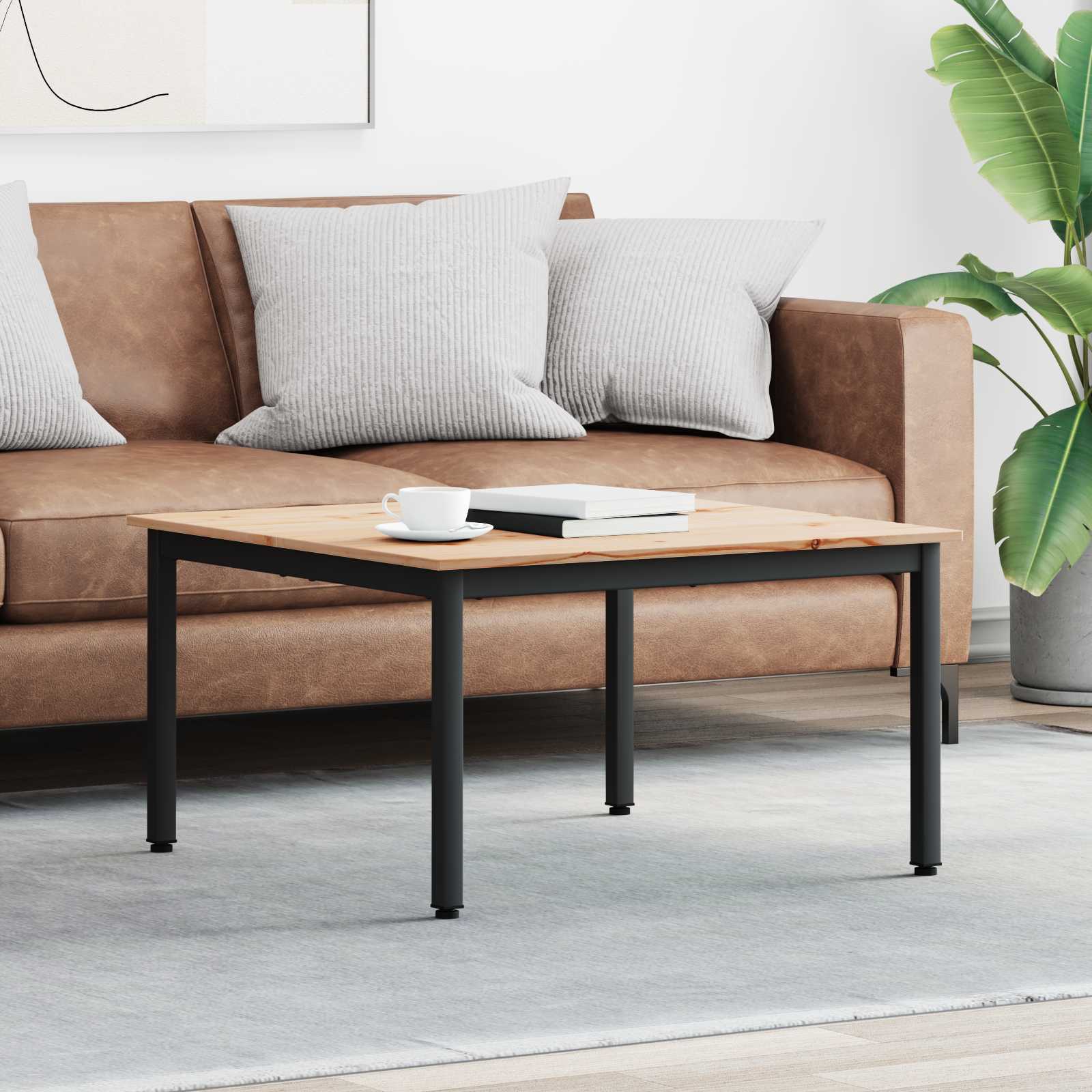 Coffee Table Solid Pine Wood
