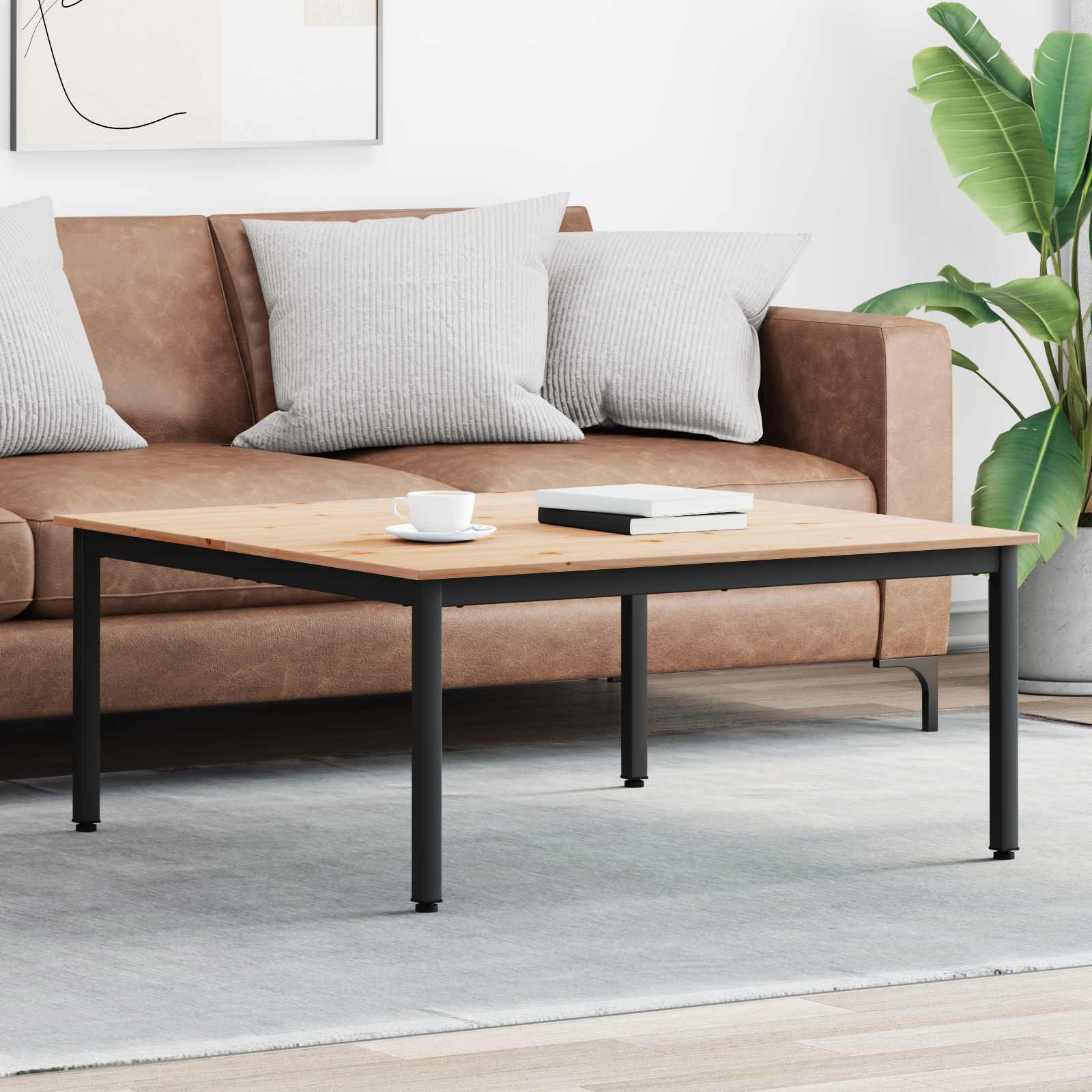 Coffee Table Solid Pine Wood
