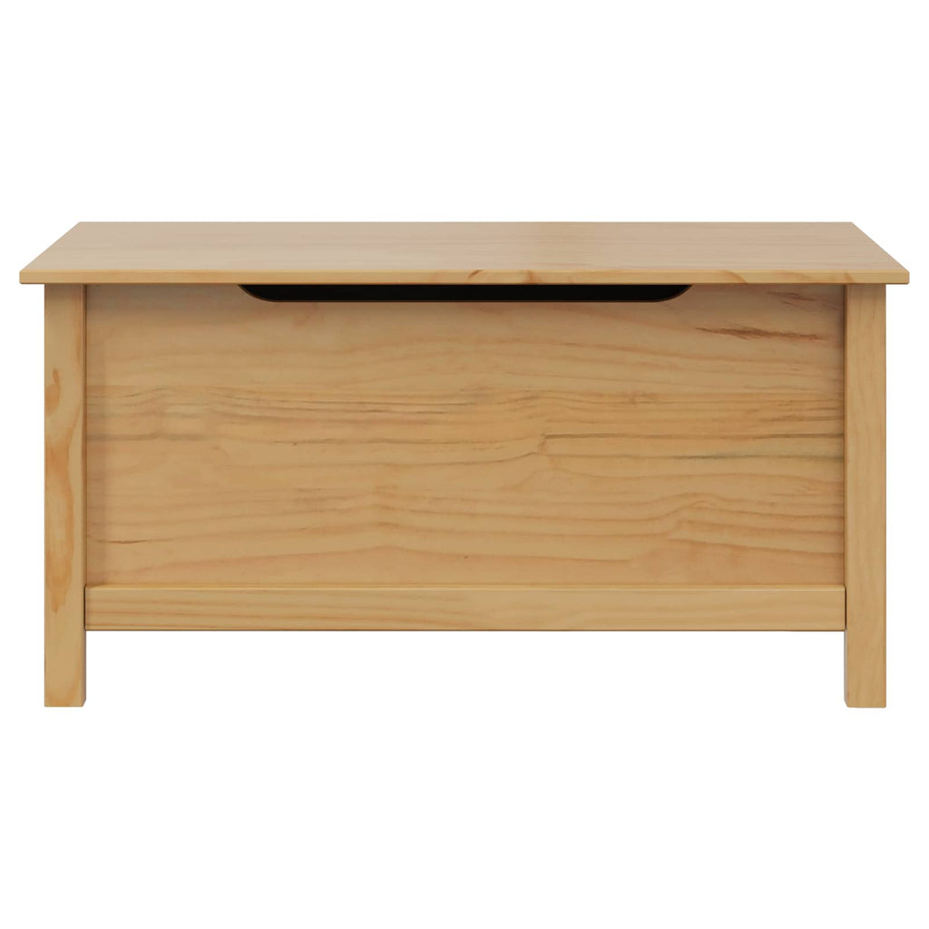 Storage Chests Pine Wood Box Blanket Toy Chest Trunk Honey Brown 90cm Indoor 90
