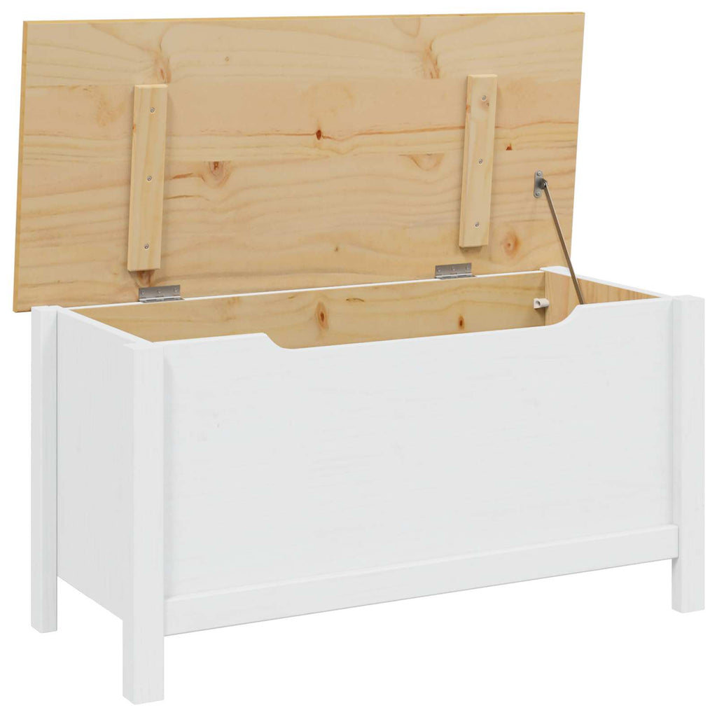 Storage Chests Pine Wood Box Blanket Toy Chest Trunk Honey Brown 90cm Indoor 90