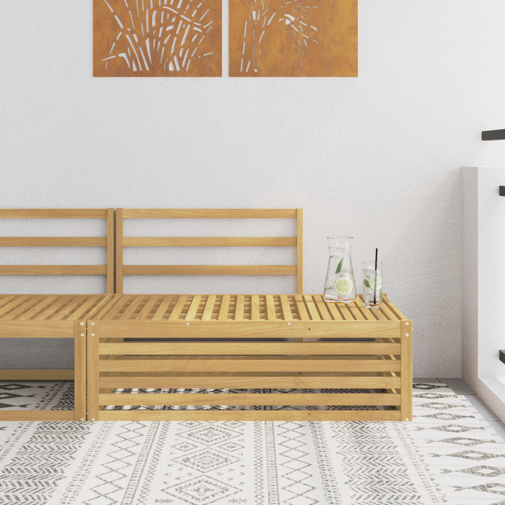 Outdoor Solid Acacia Wood 79 X 79 X 37 Cm