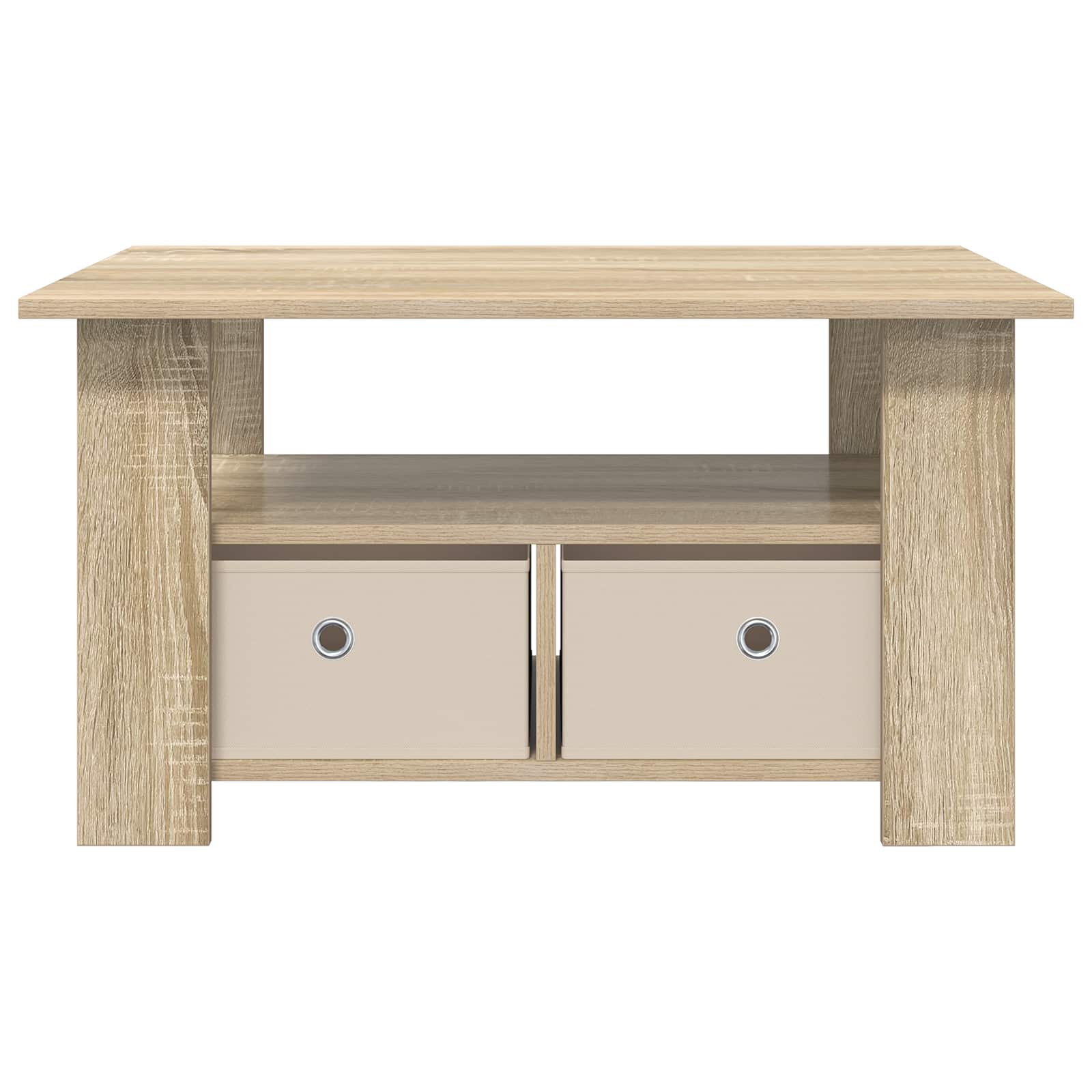 Coffee Table 77 X 55 X 42 Cm Engineered Wood