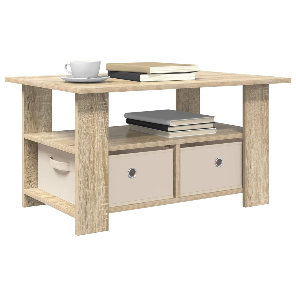 Coffee Table 77 X 55 X 42 Cm Engineered Wood