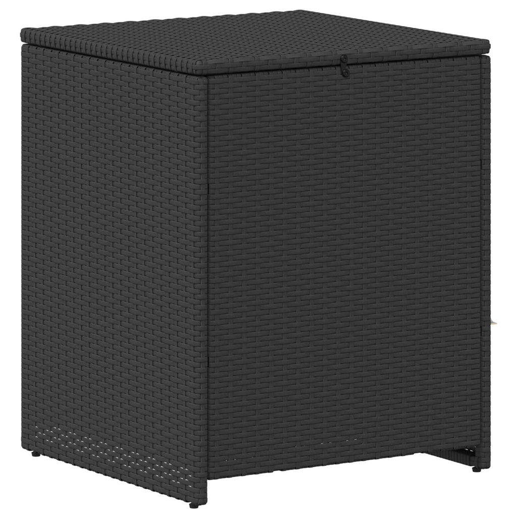 Outdoor Storage Boxes Garden Cushion Box Poly Rattan 55Cm Chest Grey Black Brown
