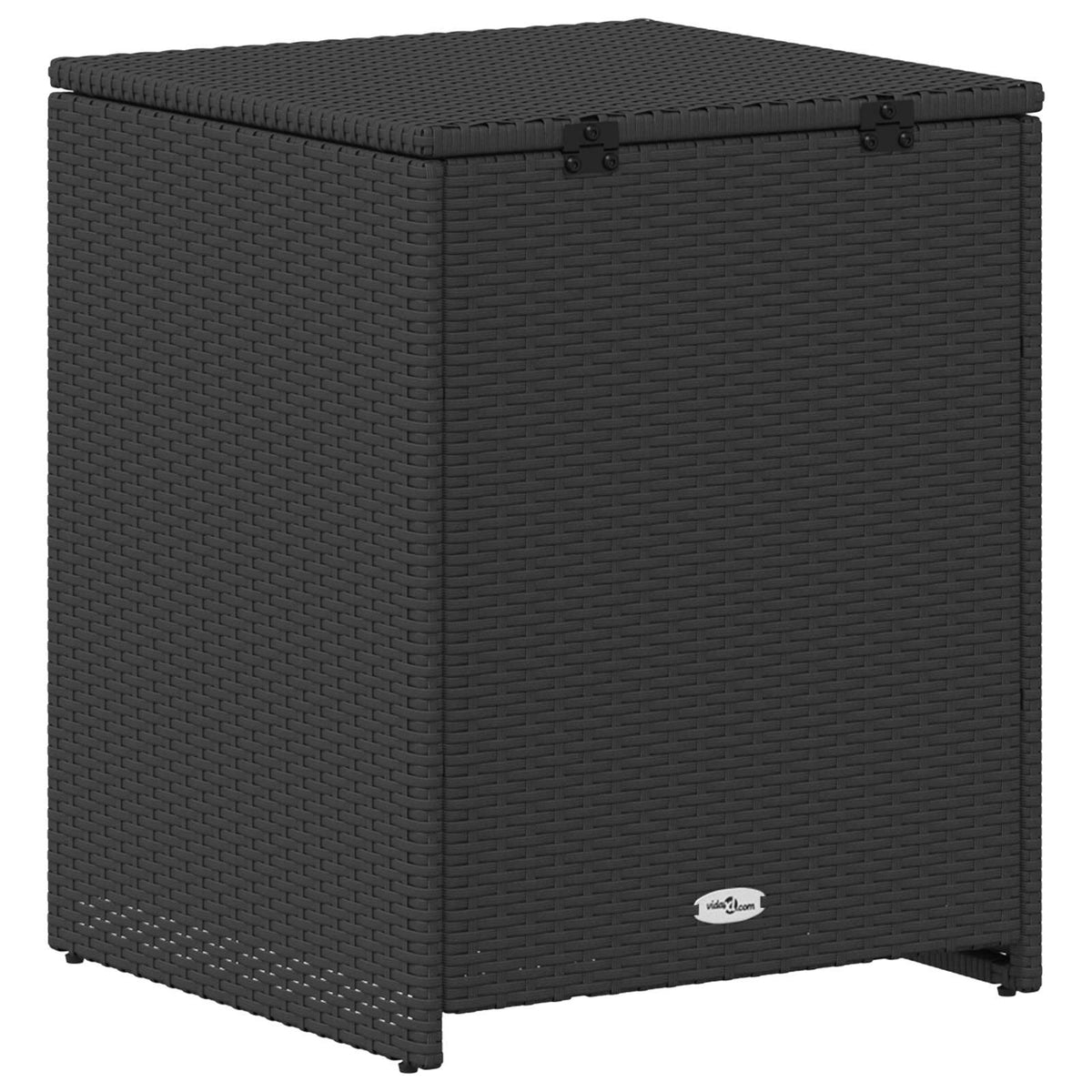 Outdoor Storage Boxes Garden Cushion Box Poly Rattan 55cm Chest Grey Black Brown