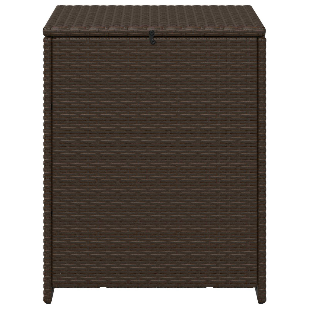Outdoor Storage Boxes Garden Cushion Box Poly Rattan 55Cm Chest Grey Black Brown