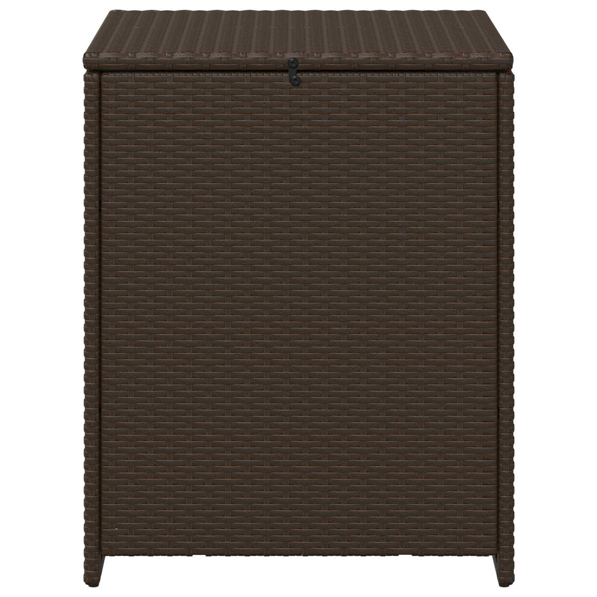 Outdoor Storage Boxes Garden Cushion Box Poly Rattan 55Cm Chest Grey Black Brown