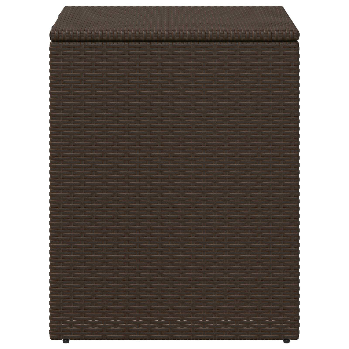 Outdoor Storage Boxes Garden Cushion Box Poly Rattan 55cm Chest Grey Black Brown