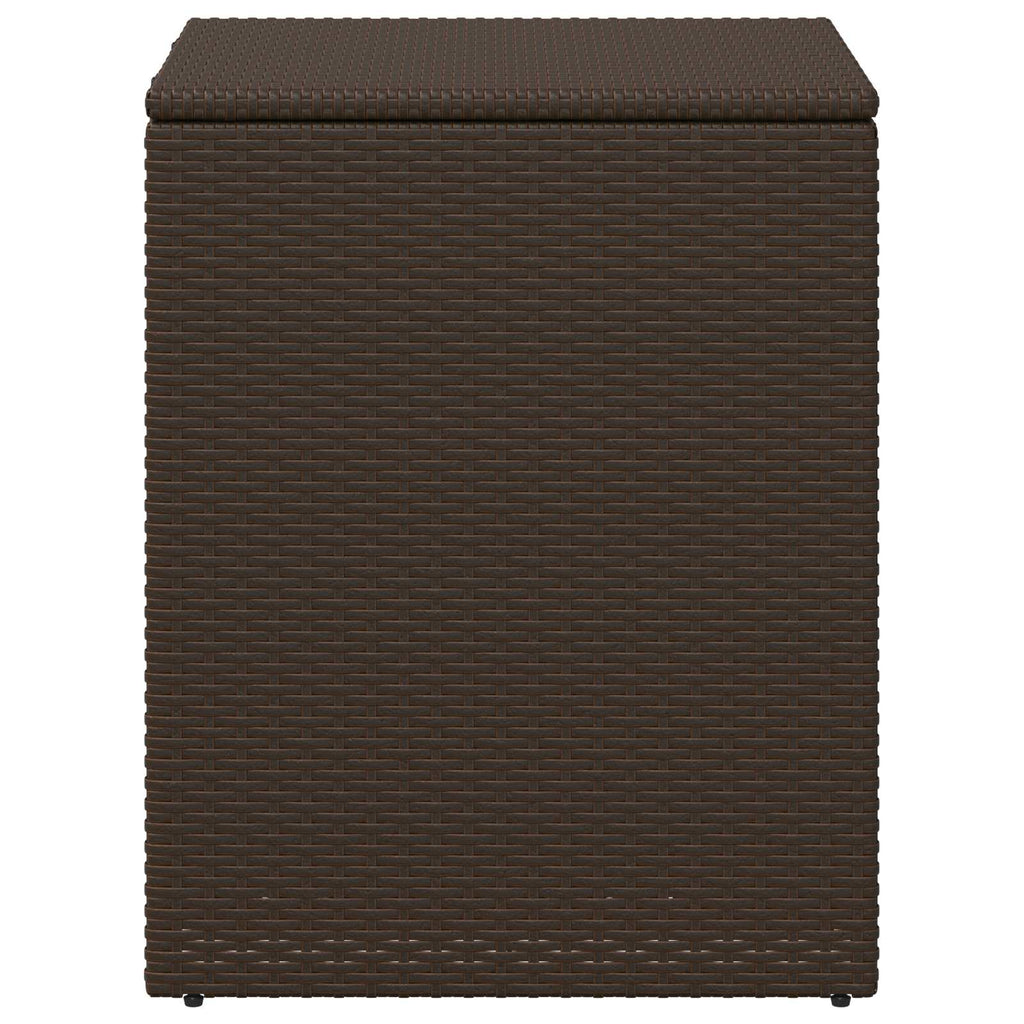Outdoor Storage Boxes Garden Cushion Box Poly Rattan 55Cm Chest Grey Black Brown