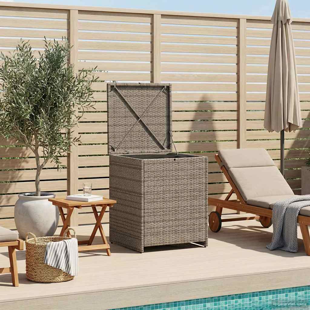 Cushion Box 55 X 55 X 69 Cm Poly Rattan