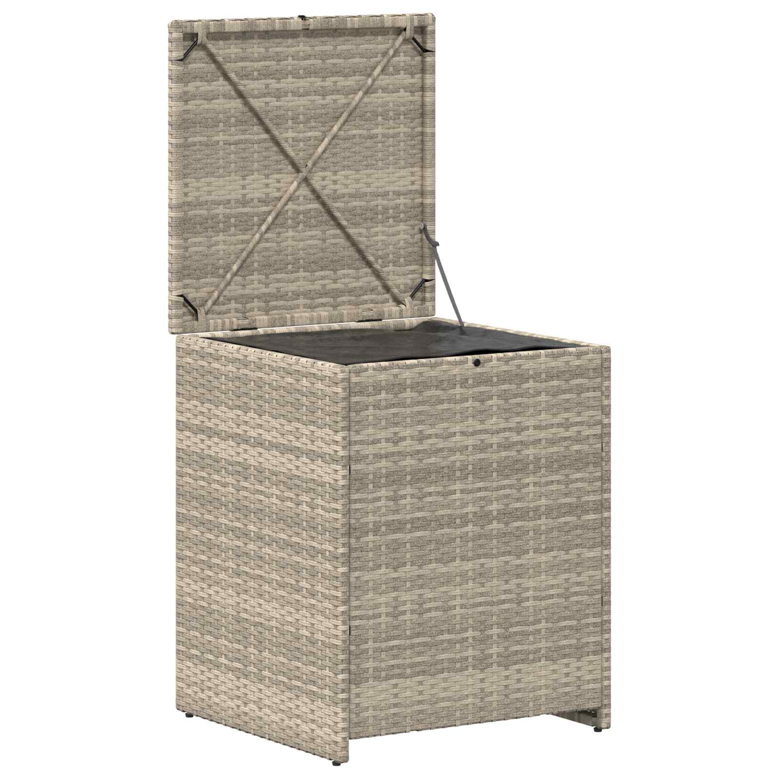Cushion Box 55 X 55 X 69 Cm Poly Rattan