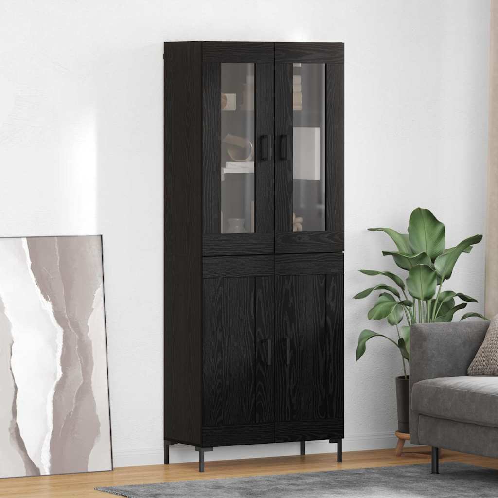 Highboard 69.5X34X180 Cm Engineered Wood