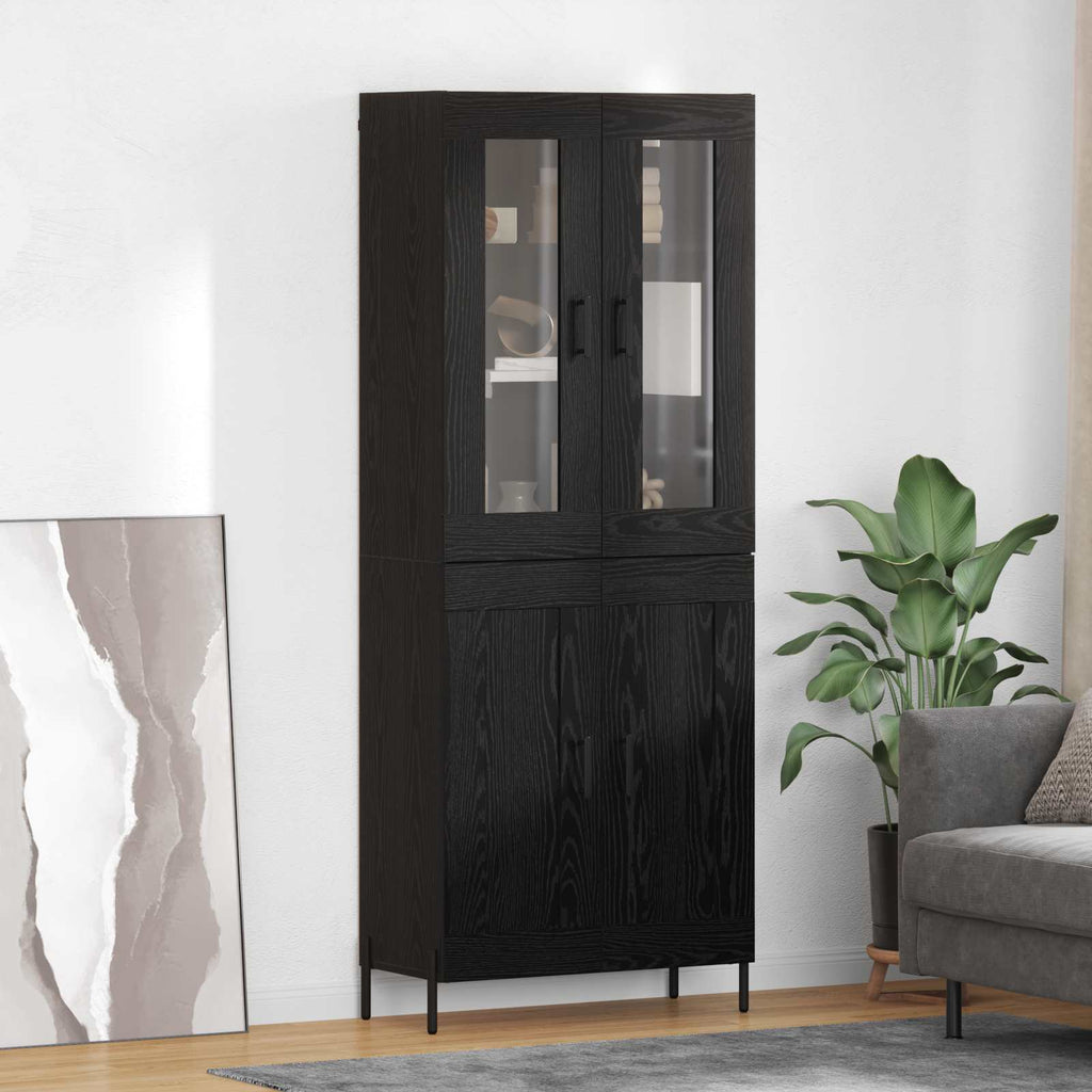 Highboard 69.5X34X180 Cm Engineered Wood