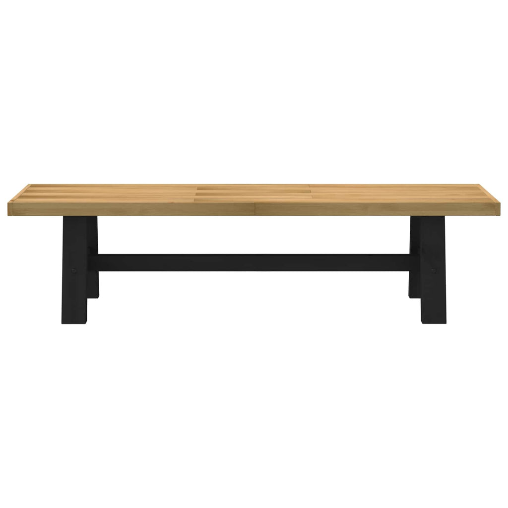 Dining Bench Noain 160 X 41 X 45 Cm Solid Pine Wood Natural