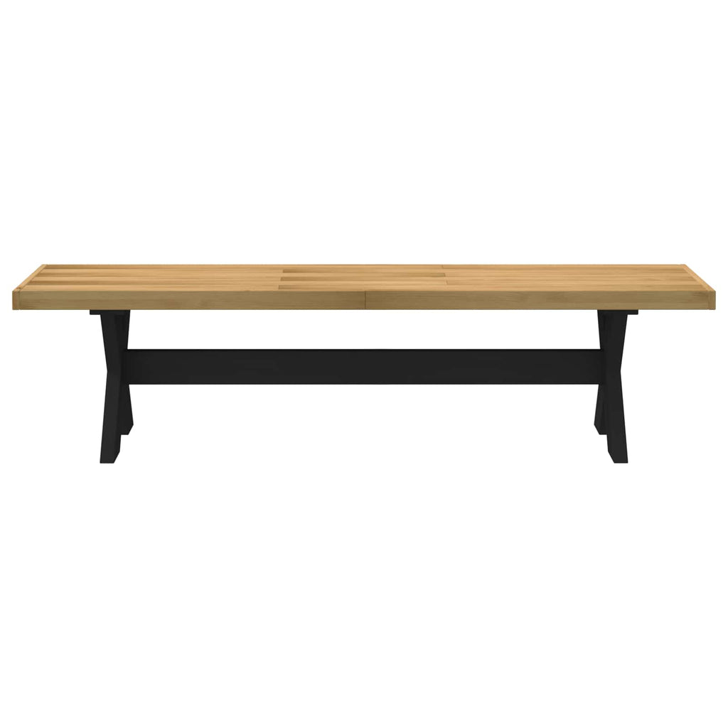 Dining Bench Noain 160 X 41 X 45 Cm Solid Pine Wood Natural