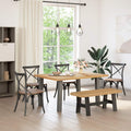 Kitchen & Dining Benches Bench Noain 120 X 41 45 Cm Solid Pine Wood Natural 120