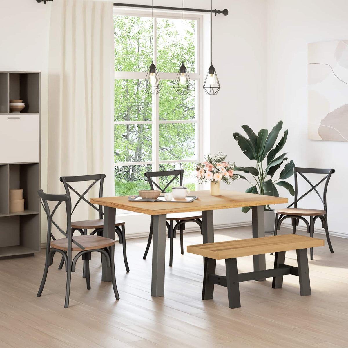 Kitchen & Dining Benches Bench Noain 120 X 41 45 Cm Solid Pine Wood Natural 120