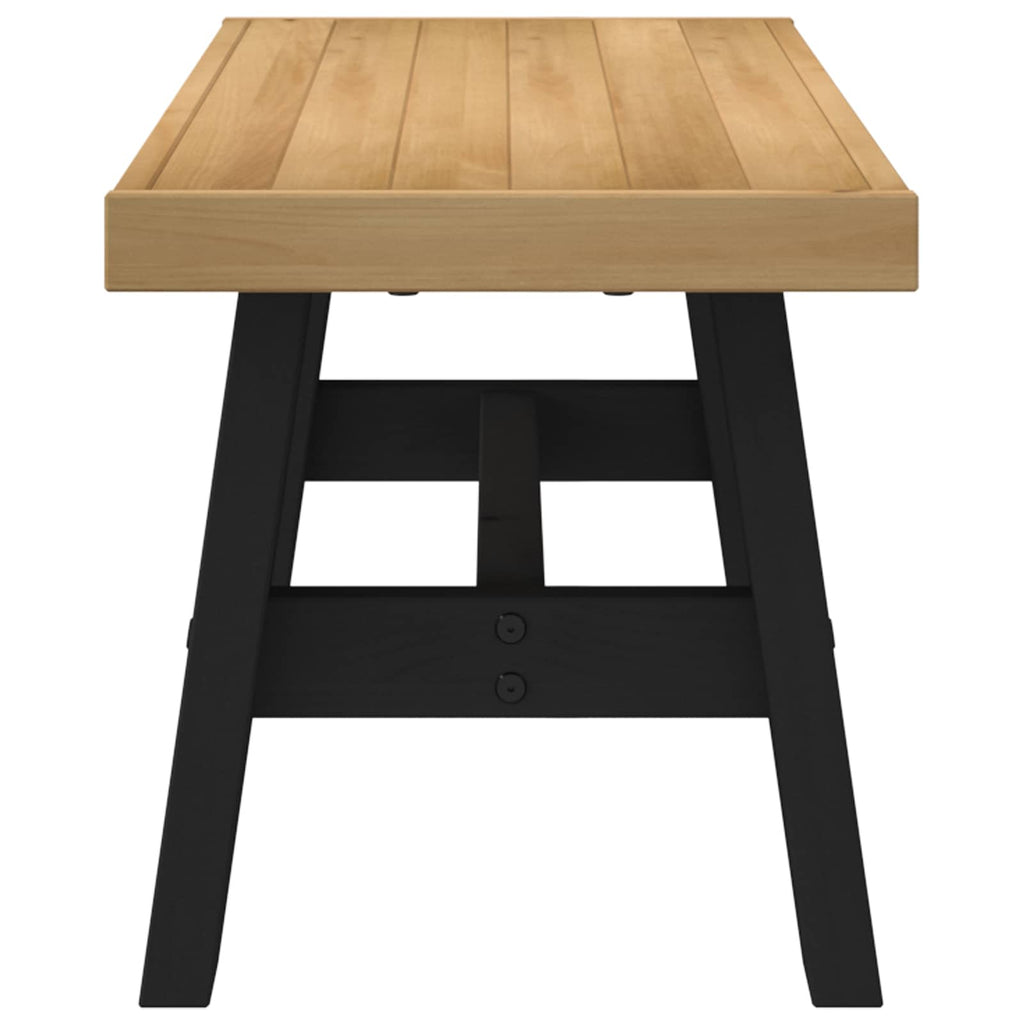 Kitchen & Dining Benches Bench Noain 120 X 41 45 Cm Solid Pine Wood Natural 120