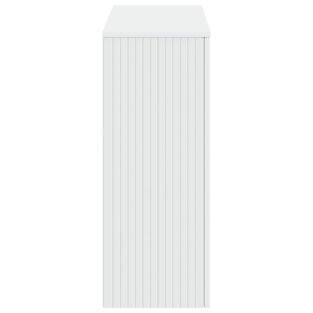 Console Table Striped Engineered Wood