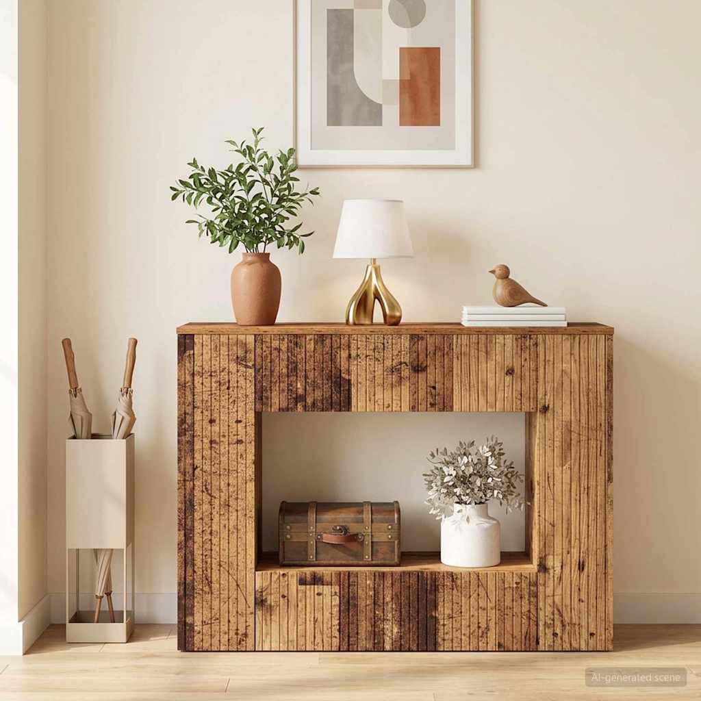 Console Tables Table Striped Engineered Wood