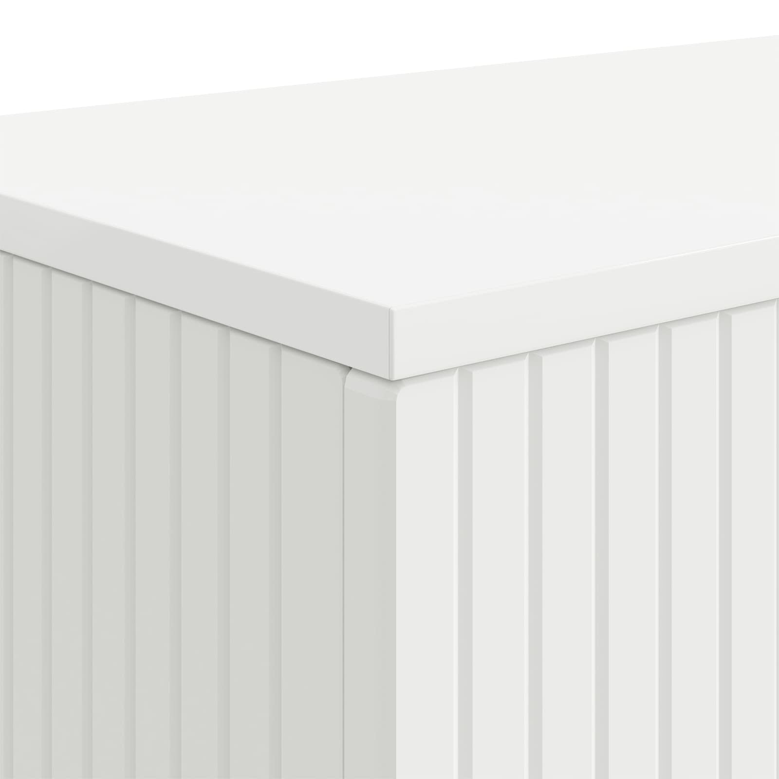 Console Table Striped Engineered Wood