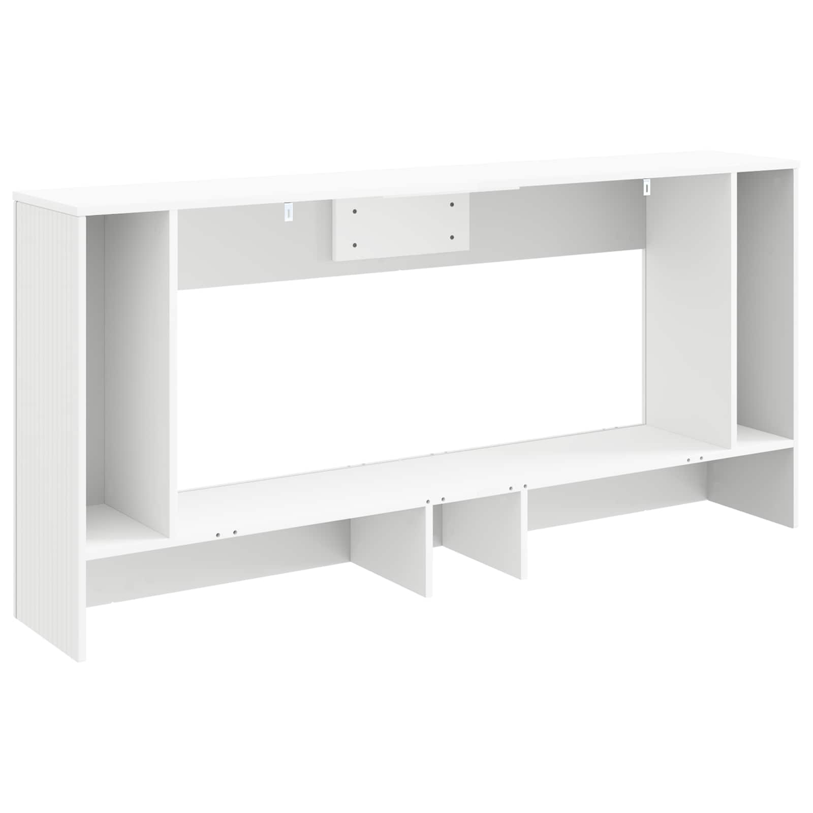 Console Table Striped Engineered Wood
