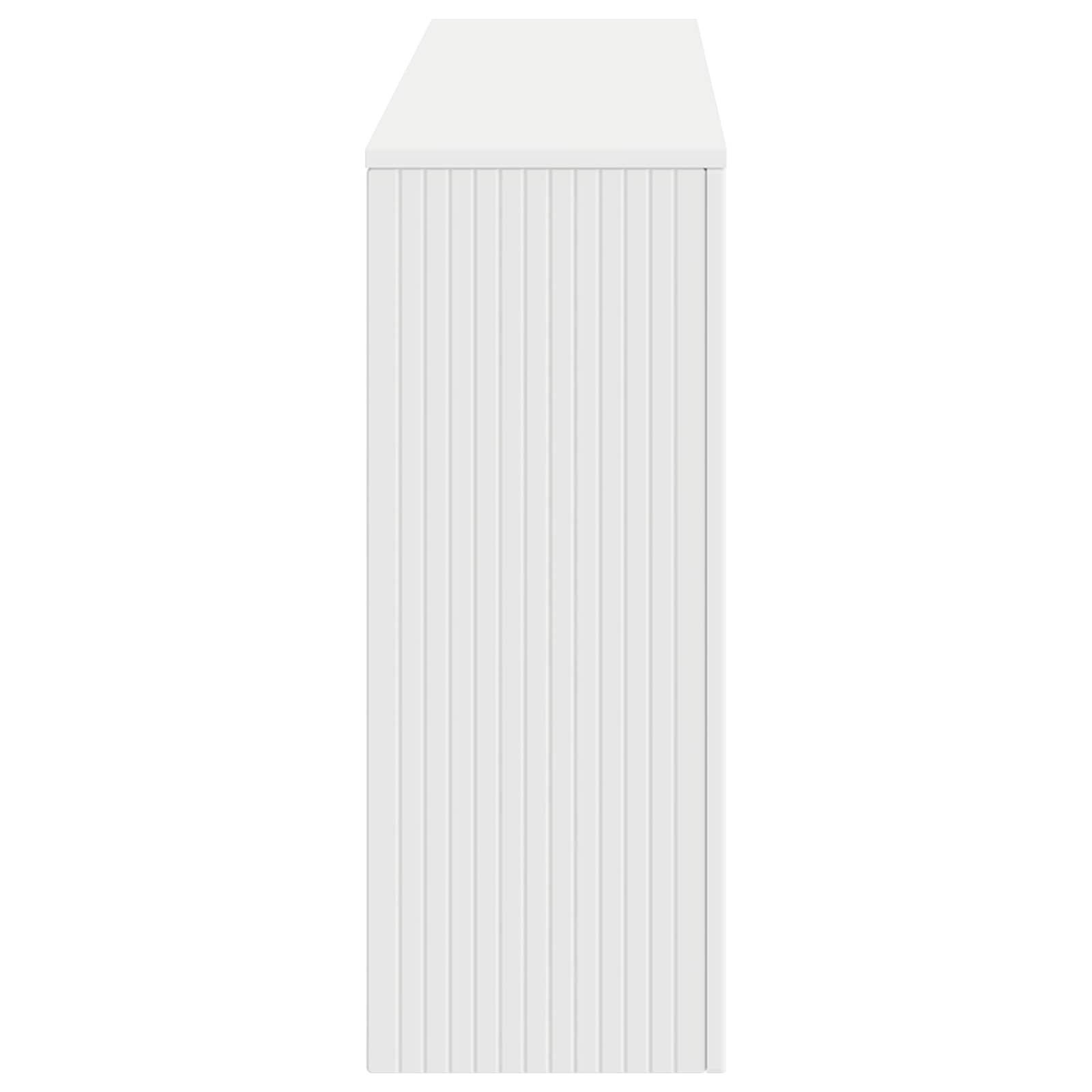 Console Table Striped Engineered Wood
