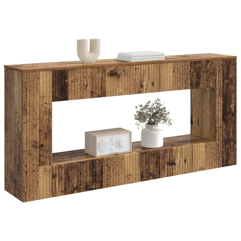 Console Tables Table Striped Engineered Wood