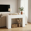 Console Tables Coffee Table 102 X 35 75 Cm Engineered Wood White Old Wood Black