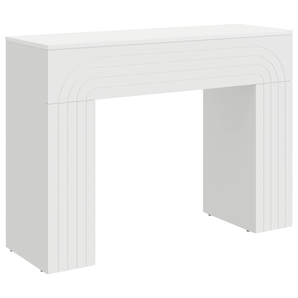 Console Tables Coffee Table 102 X 35 75 Cm Engineered Wood White Old Wood Black