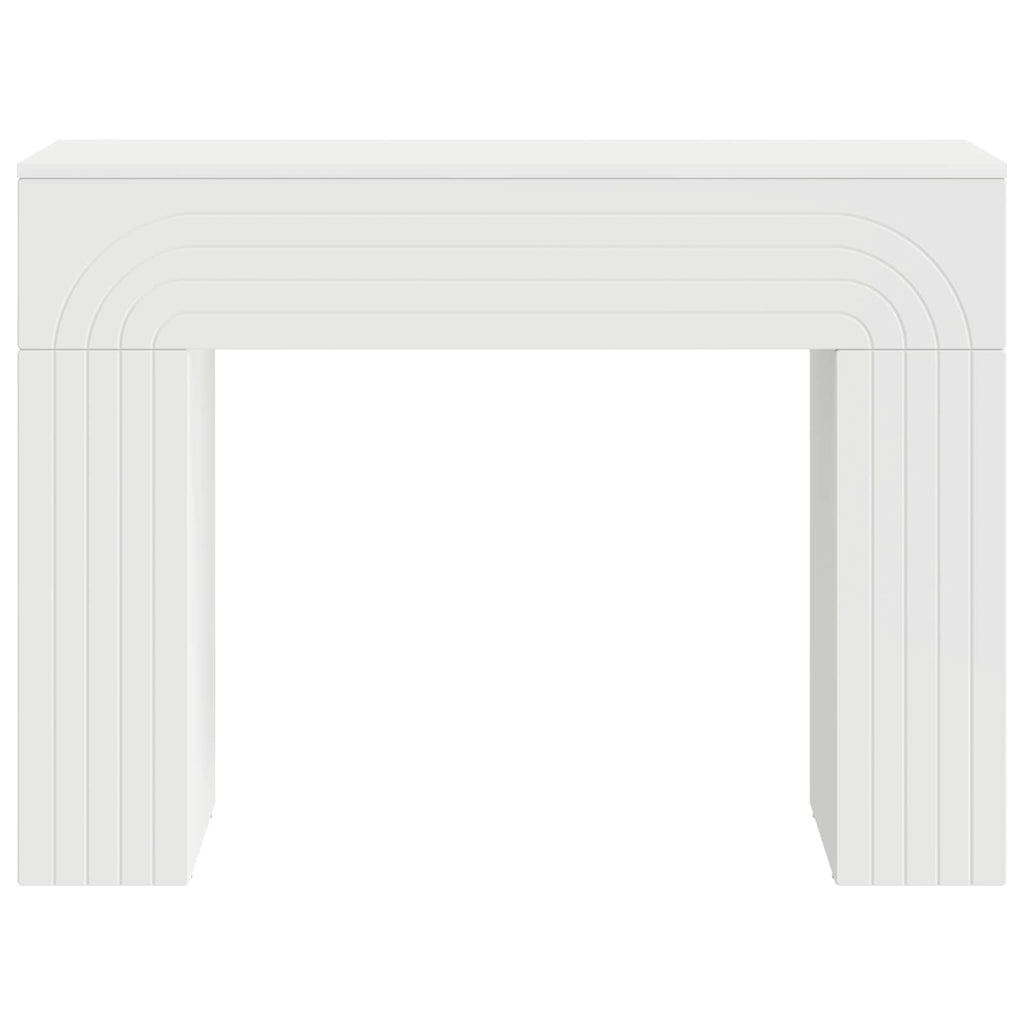 Console Tables Coffee Table 102 X 35 75 Cm Engineered Wood White Old Wood Black
