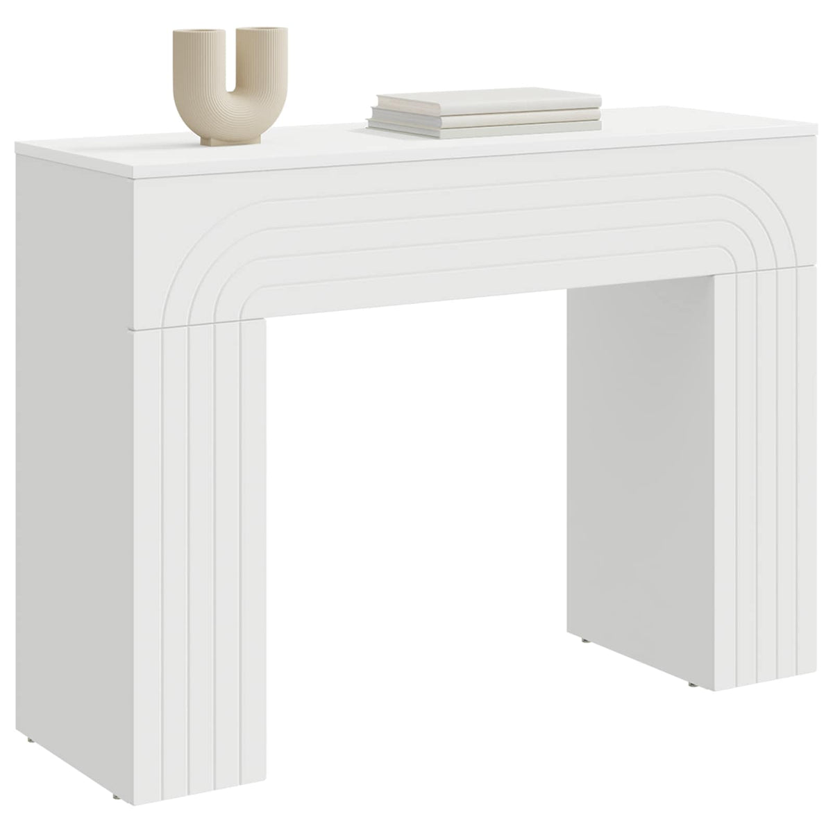 Console Tables Coffee Table 102 X 35 75 Cm Engineered Wood White Old Wood Black