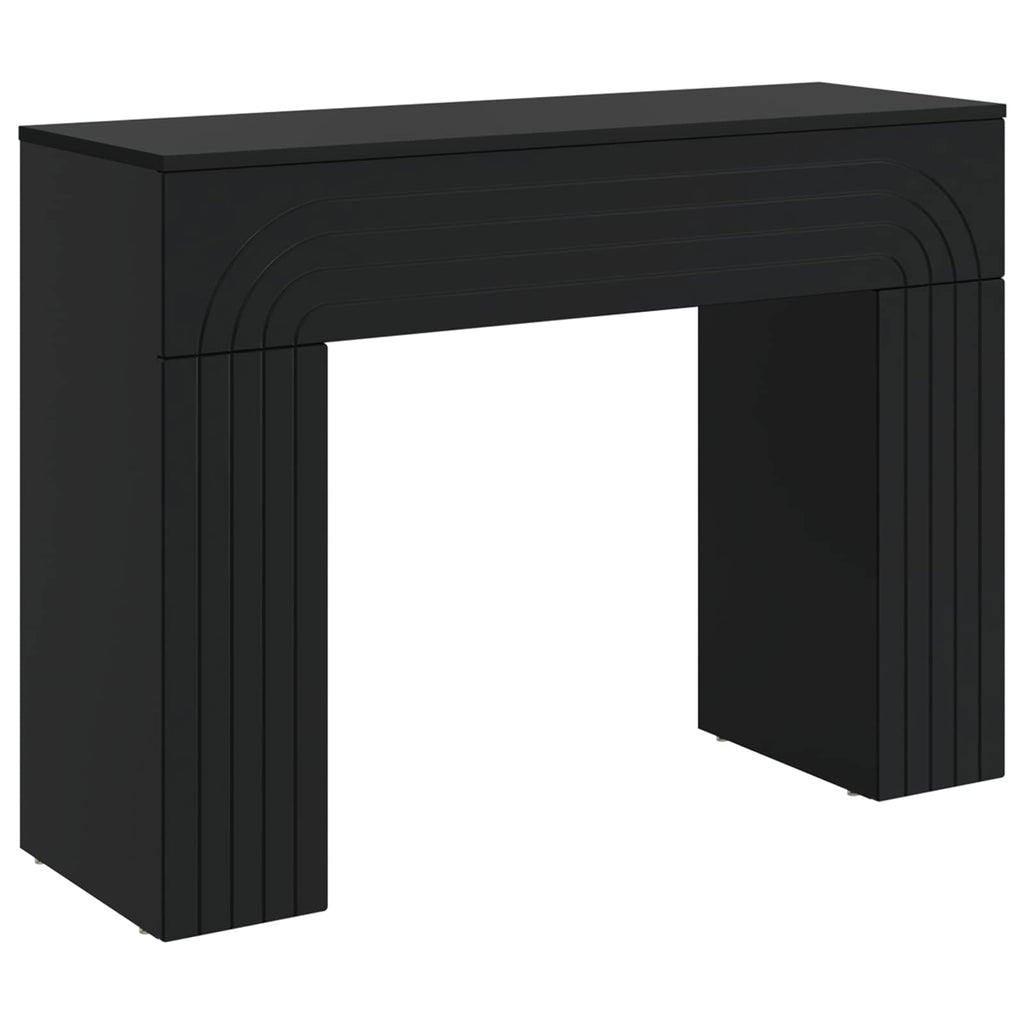 Console Tables Coffee Table 102 X 35 75 Cm Engineered Wood White Old Wood Black