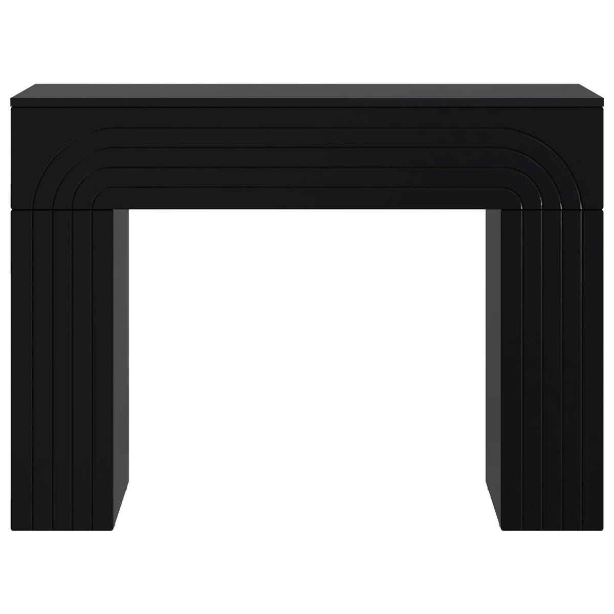 Console Tables Coffee Table 102 X 35 75 Cm Engineered Wood White Old Wood Black