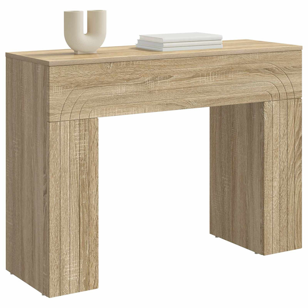 Console Tables Coffee Table 102 X 35 75 Cm Engineered Wood White Old Wood Black