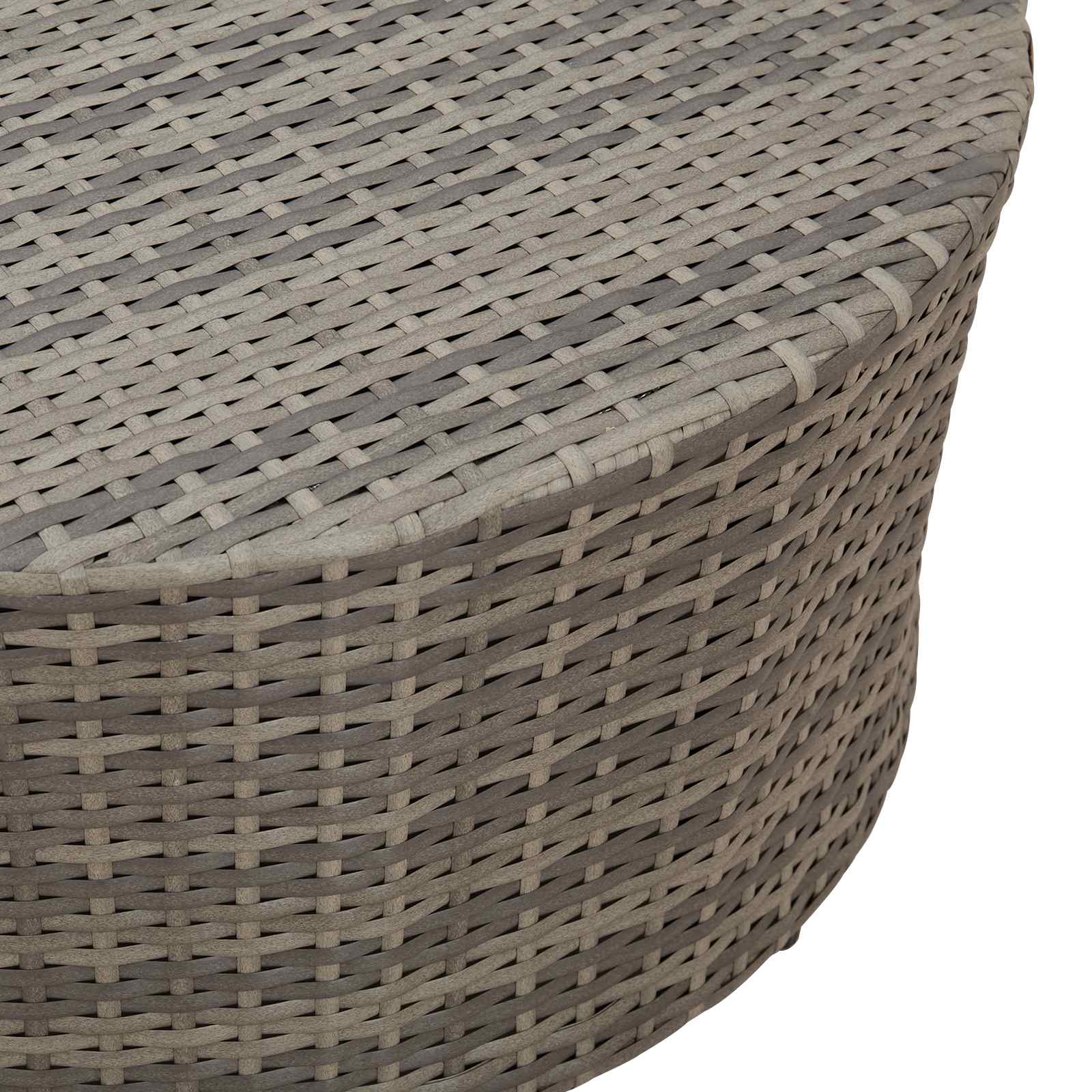 Outdoor Coffee Table Ø 68 X 30 Cm Poly Rattan