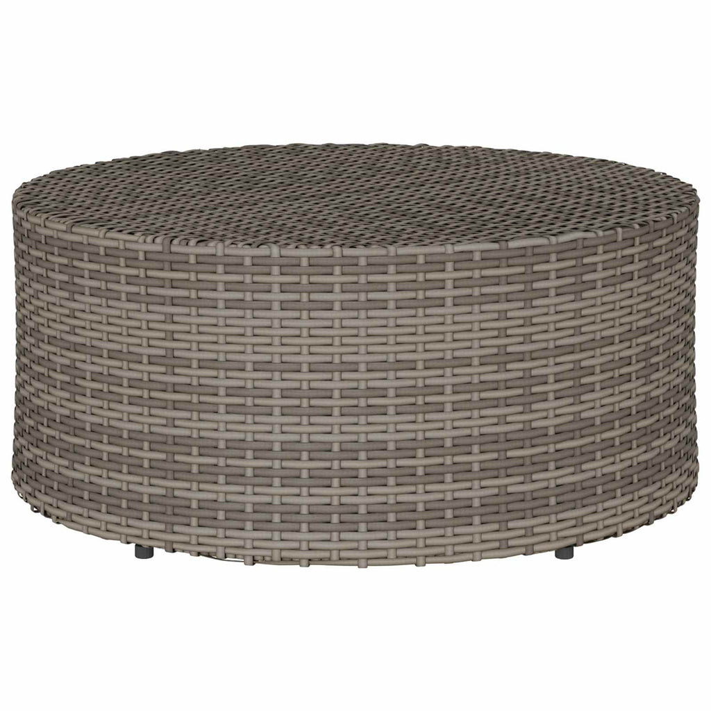 Outdoor Coffee Table Ø 68 X 30 Cm Poly Rattan