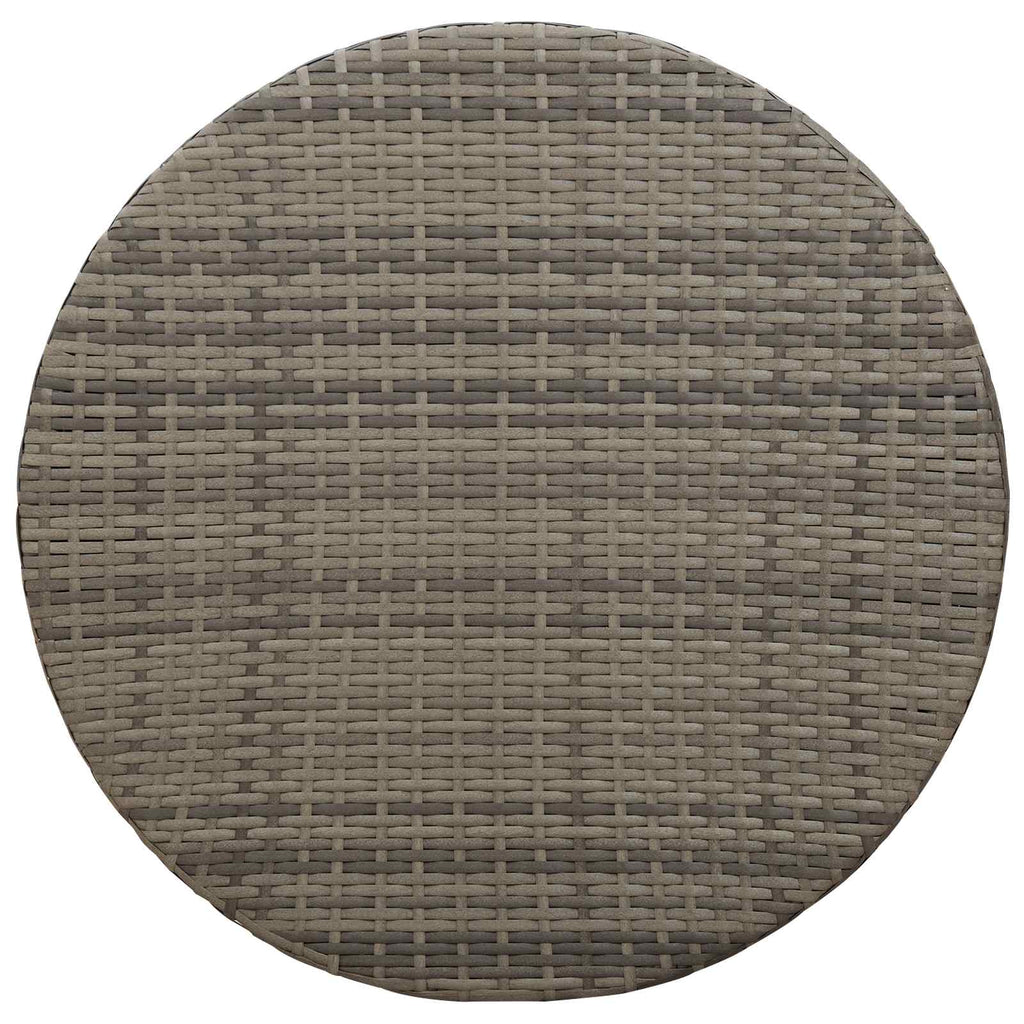Outdoor Coffee Table Ø 68 X 30 Cm Poly Rattan