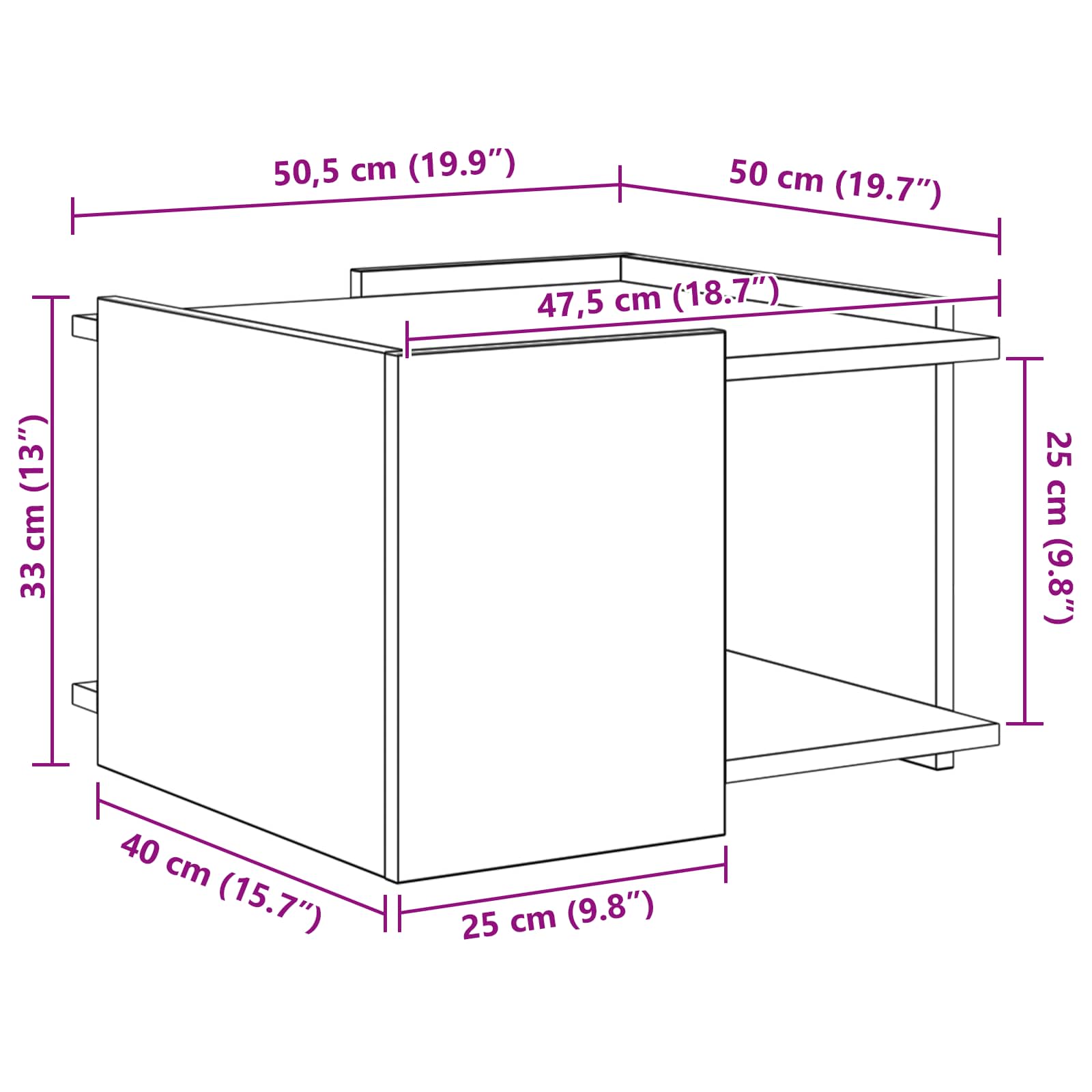 Coffee Table Engineered Wood