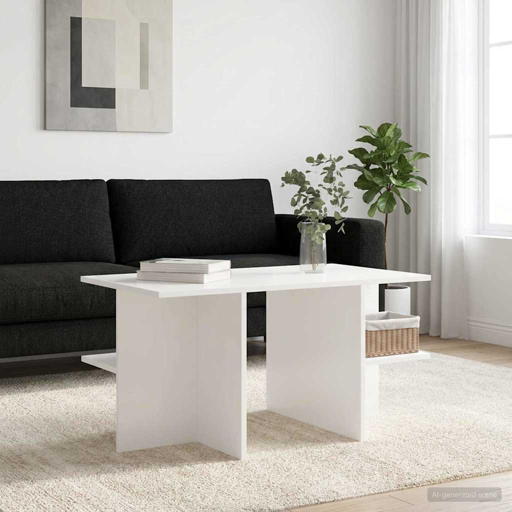 Coffee Table 87 X 50 X 45 Cm Engineered Wood