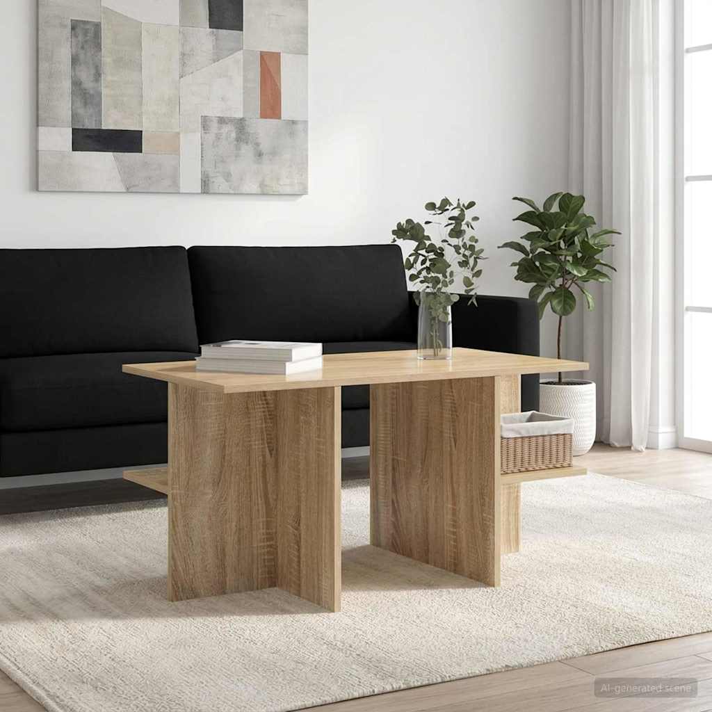 Coffee Table 87 X 50 X 45 Cm Engineered Wood