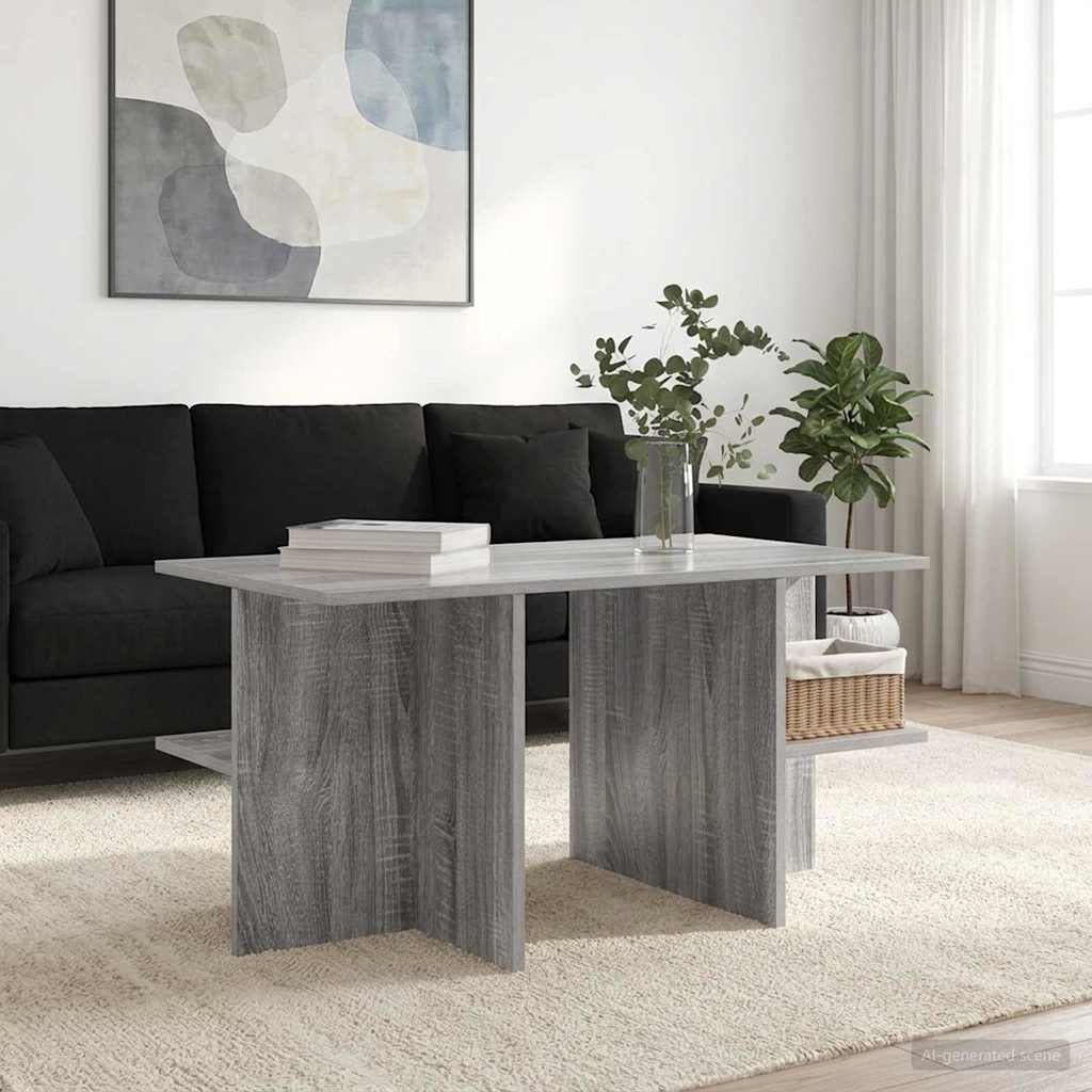 Coffee Table 87 X 50 X 45 Cm Engineered Wood