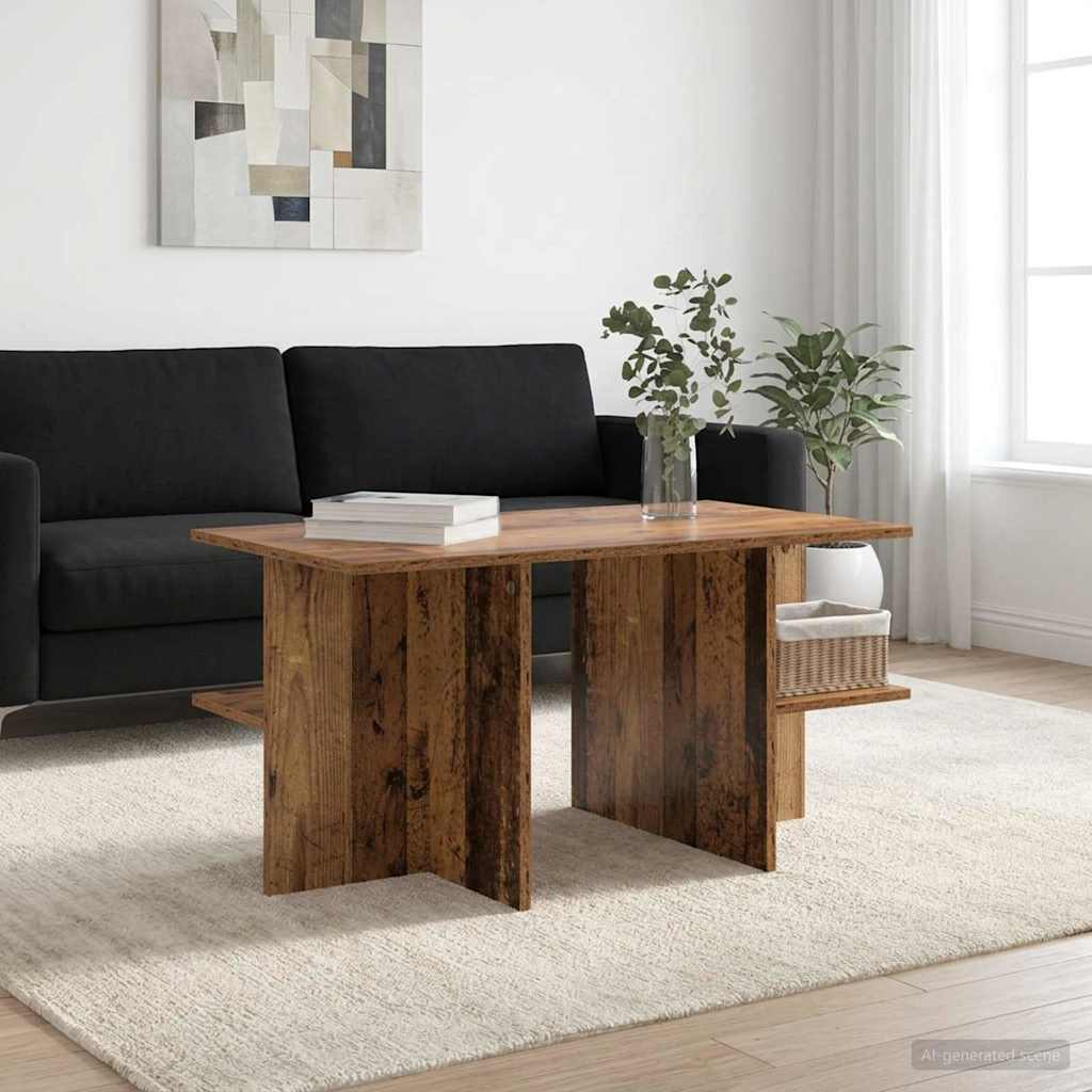Coffee Table 87 X 50 X 45 Cm Engineered Wood
