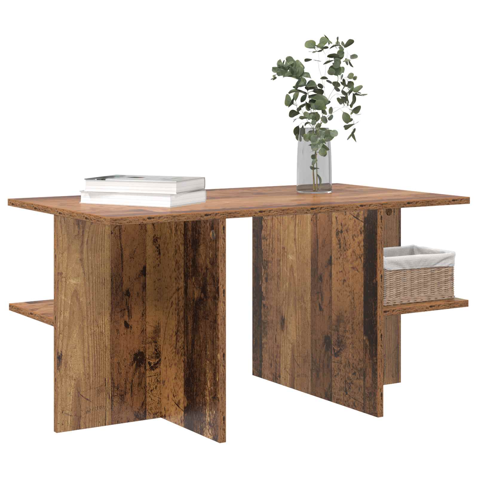 Coffee Table 87 X 50 X 45 Cm Engineered Wood