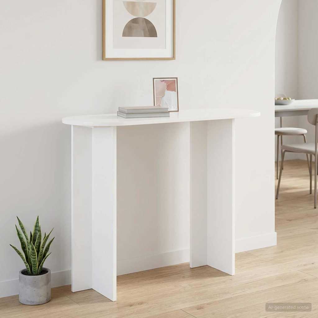 Console Table 100 X 39.5 X 75 Cm Engineered Wood
