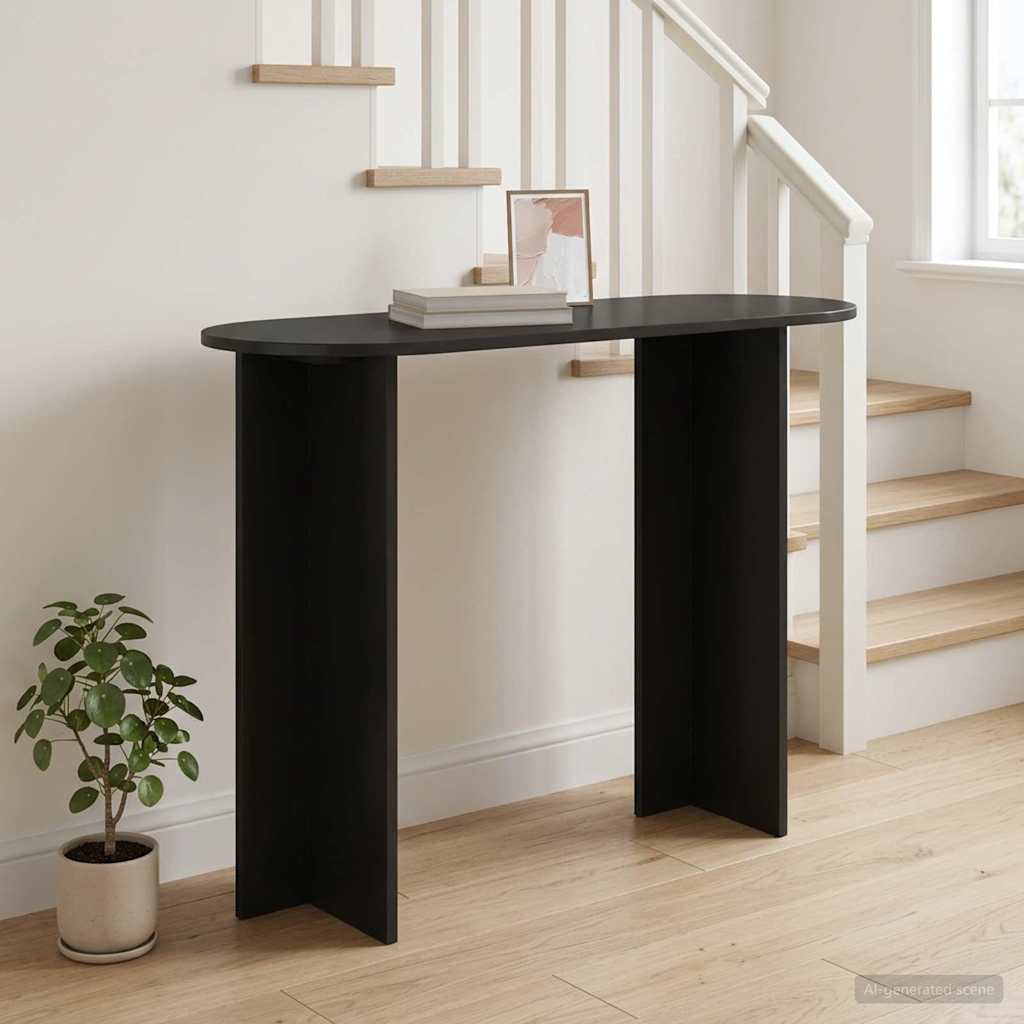 Console Table 100 X 39.5 X 75 Cm Engineered Wood